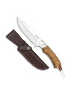 Coltello da caccia Albainox manico in ulivo