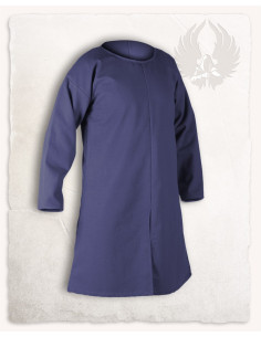 Tunica medievale in cotone blu modello Gadaric 2