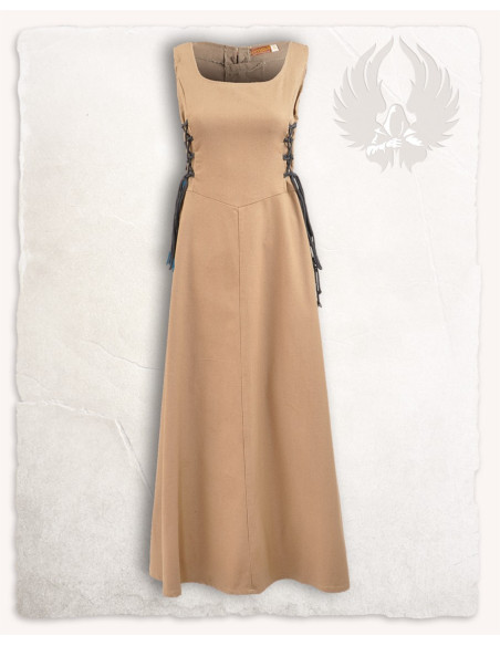 Abito medievale modello Uma, color crema