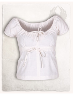 Camicetta medievale modello Claudia, color crema