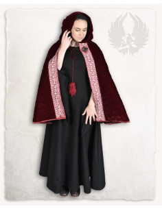 Abito medievale di dama Leonora, in cotone nero 2