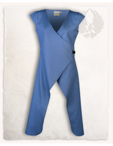 Casacca da donna in cotone blu...