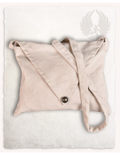 Borsa a tracolla medievale modello Helbig, color crema 2