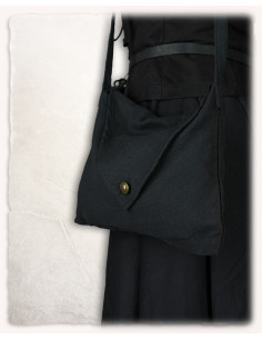 Borsa a tracolla medievale modello Helbig, colore nero 2
