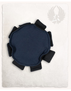 Berretto medievale bicolore modello Lorenz, blu-nero 2