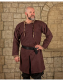 Tunica medievale marrone modello Godwin