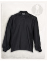 Camicia medievale con lacci modello Jonathan, colore nero