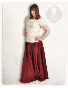 Camicetta medievale color crema modello Carmen