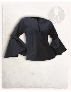 Camicetta medievale donna Felice - colore nero 2