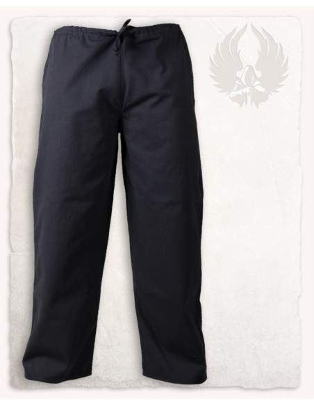 Pantaloni medievali in cotone nero...