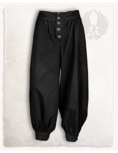 Pantalone a gamba larga modello Ataman - nero 2