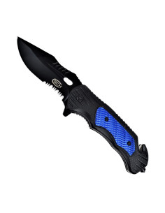 Coltello soccorso ad apertura assistita (lunghezza 21,7 cm.)