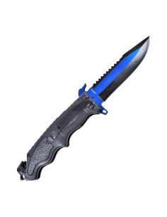 Coltello rescue blu SCK (lunghezza 22,3 cm.) 2