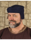 Cappello medievale blu modello Rafael