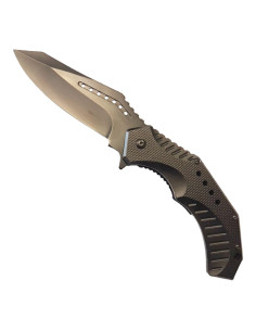 Coltello tattico lama nera SCK (lunghezza 21 cm.)