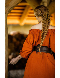 Abito medievale modello Melisande, color ruggine 2