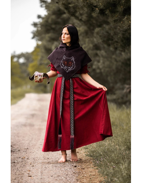 Gugel vichingo testa di lupo modello...