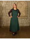 Abito medievale lady Juliana, verde scuro