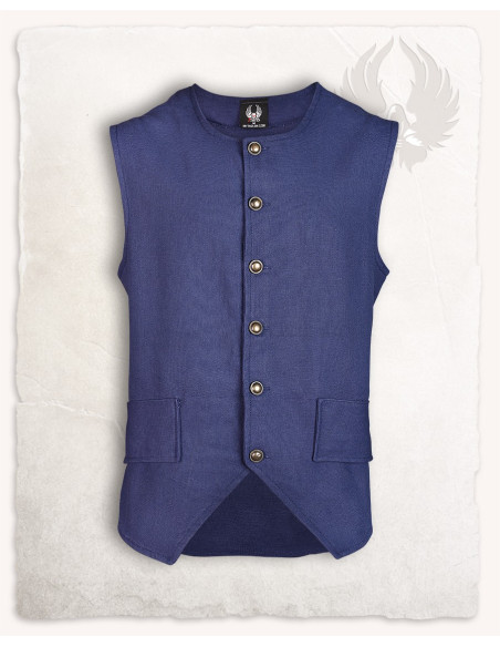 Gilet pirata Fletcher colore blu