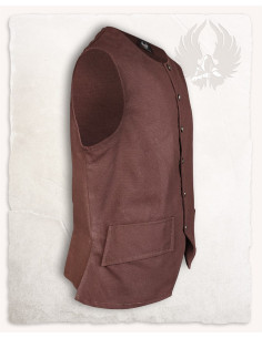Gilet da pirata Fletcher marrone 2