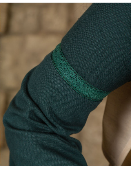 Abito medievale in cotone premium...