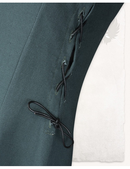 Abito medievale in cotone premium...