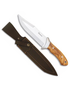 Coltello sportivo Albainox, manico in ulivo