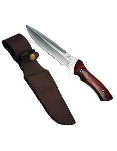 coltello da caccia con manico in pakkawood