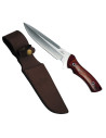 coltello da caccia con manico in pakkawood