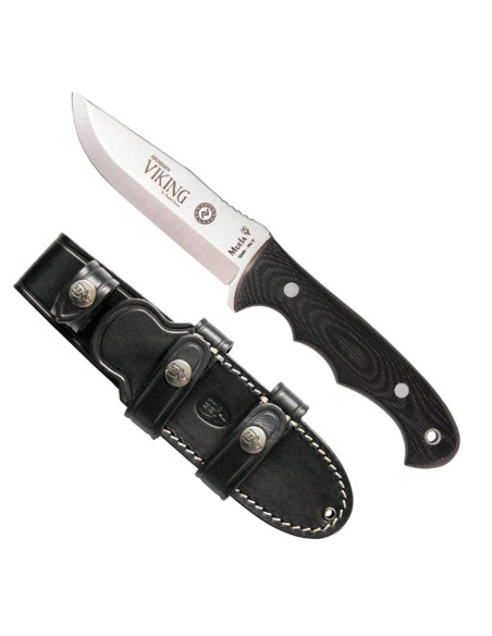 Coltello Muela Viking fodero in pelle...