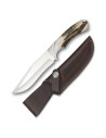 Coltello da caccia con manico in cervo