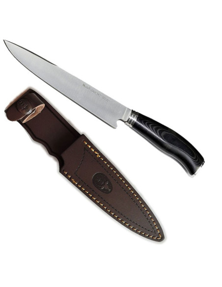 Coltello da caccia Gaucho, micarta nera