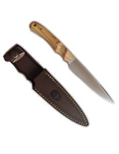 Coltello da caccia Criollo, legno d'ulivo