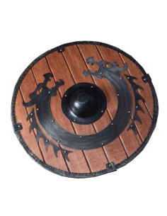 Scudo Drago Vichingo in legno (60 cm.)