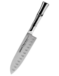 Coltello Samura Shadow, modello Small Santoku, lama 137 mm.