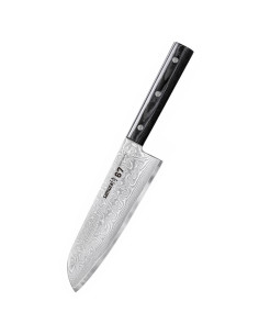 Coltello Santoku Samura serie Damascus 67, lama 175 mm.