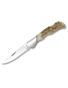 Coltello da caccia con corna di cervo