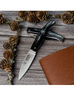 Coltello da caccia Cudeman, manico in corno di toro