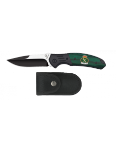 Coltello da campo nero/verde modello Civil Guard
