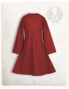 Abito medievale per bambina modello Lisbeth, rosso