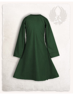 Abito medievale per bambina modello Lisbeth, verde