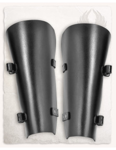 Schinieri medievali per bambini modello Felix, colore nero