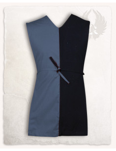 Tabardo medievale per bambini modello Felix, nero-blu