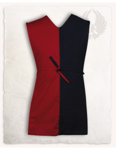 Tabardo medievale per bambini modello Felix, rosso-nero