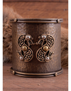 Bracciale celtico in ottone modello Serpents 2