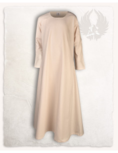 Tunica medievale per bambina modello Lotte, color crema