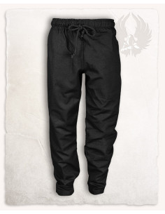 Pantaloni medievali per bambini modello Chris, colore nero