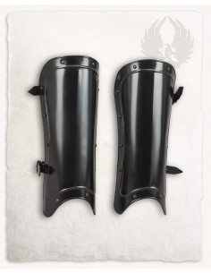 Modello di schinieri medievali in metallo Georg, finitura... 2