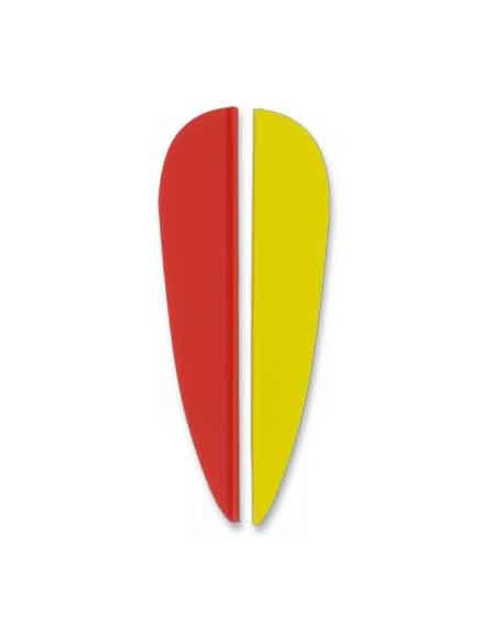 Penna in plastica per freccia 2,5...