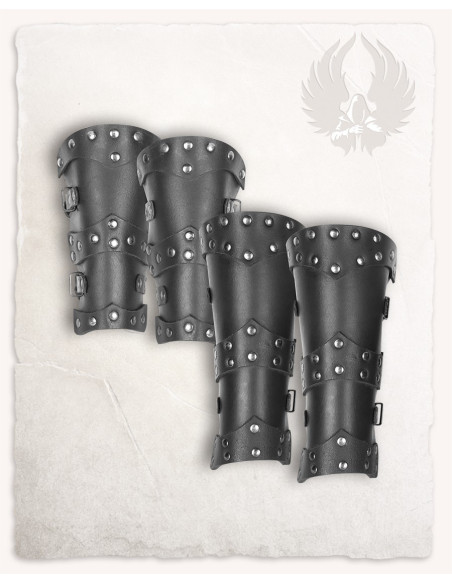 Set di bracciali e schinieri per...